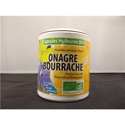 Huile d'onagre / bourrache  BIO 100 capsules