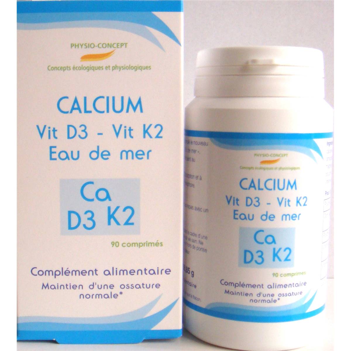 Calcium Vit D3 / K2 eau de mer