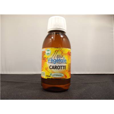 Huile végétale de Carotte BIO 125ml