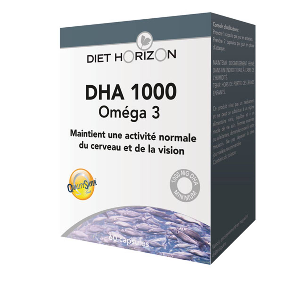 DHA 1000 Omega 3 - 60 capsules