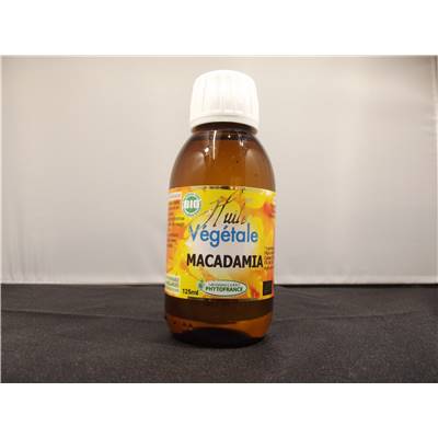 Huile végétale de Macadamia BIO 125ml