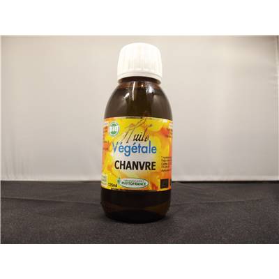 Huile végétale de Chanvre BIO 125ml