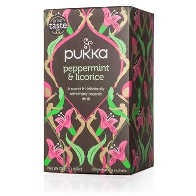 Tisane Menthe poivrée & Réglisse - Infusion Pukka