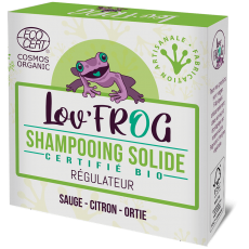 Shampooing solide régulateur