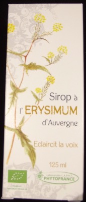 Sirop d'érysimum BIO 125ml