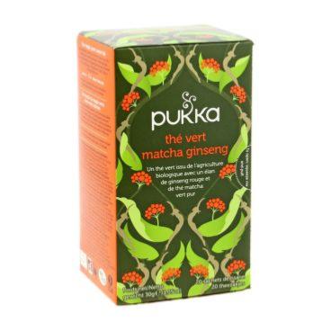 Thé matcha ginseng - Infusion Pukka